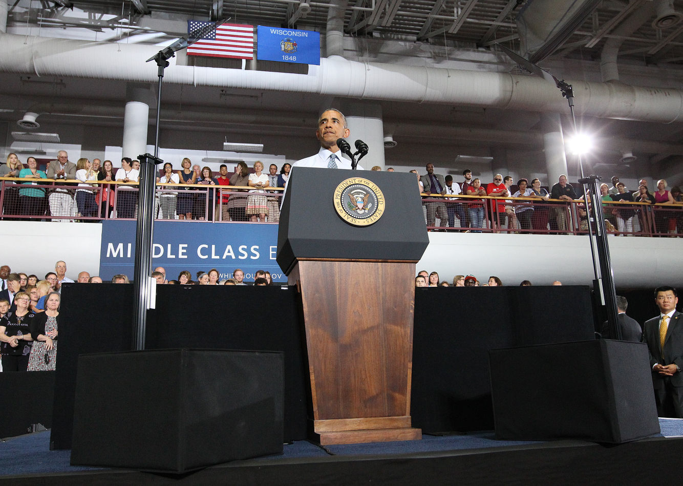 2015: President Barack Obama in La Crosse